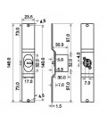 CILINDRO CERRADURA BALLESTA SERRALLER 435-440