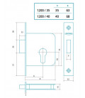 1200 CERRADURA EZCURRA SOLO LLAVE