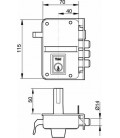 CERRADURA AZBE Nº8 SOBREPONER