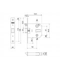 2004U PICAPORTE UNIFICADO TESA 47 ENTRE EJES