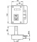 CERRADURA AZBE Nº10 SOBREPONER