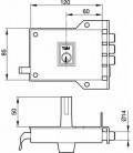 CERRADURA AZBE Nº7 SOBREPONER