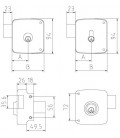 2524P CERRADURA MCM SOLO LLAVE CIL.PERA