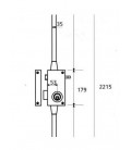 TS30 CERRADURA SOBREPONER LLAVE SEGURIDAD MULTIPUNTO