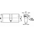 HS7 CILINDRO AZBE LLAVE SEGURIDAD