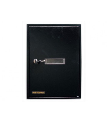 5136- BUZON EXTERIOR RECOGECARTAS NEGRO