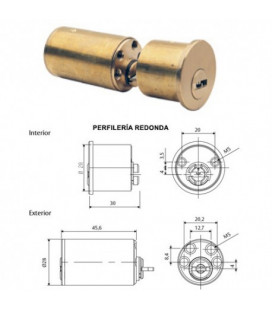 CILINDRO SEGURIDAD T10P TS 40 TESA